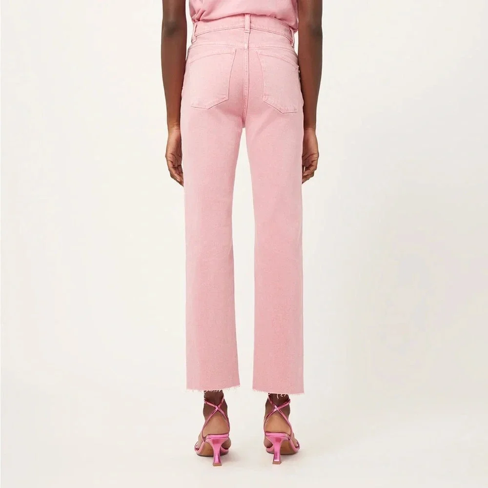 NWOT DL1961 Patti Straight High Rise Vintage Ankle in Flamingo size 27 - Picture 2 of 16